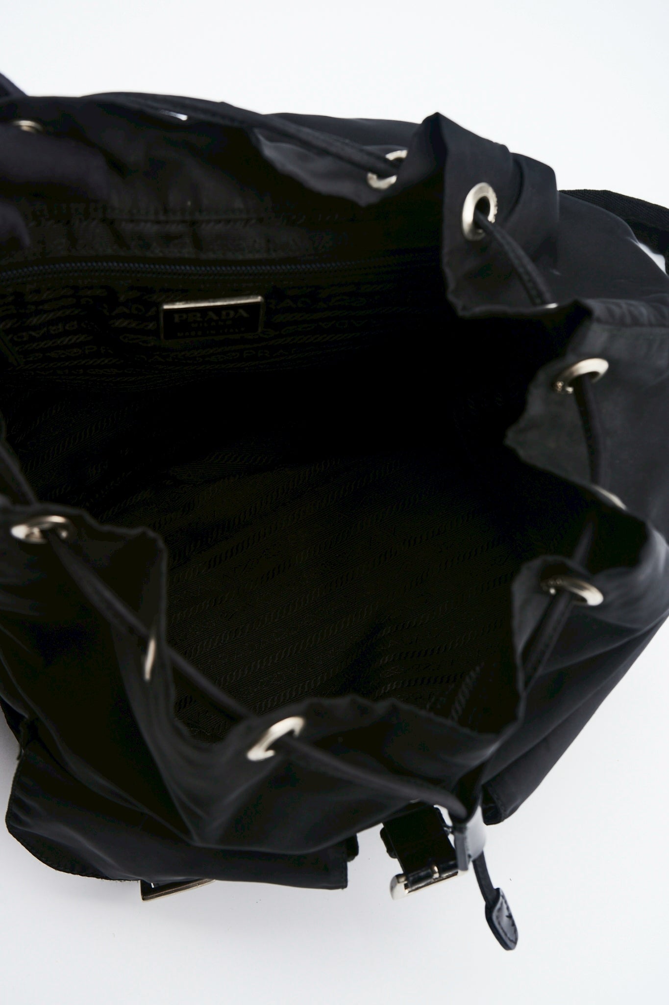 Prada nylon blackpack