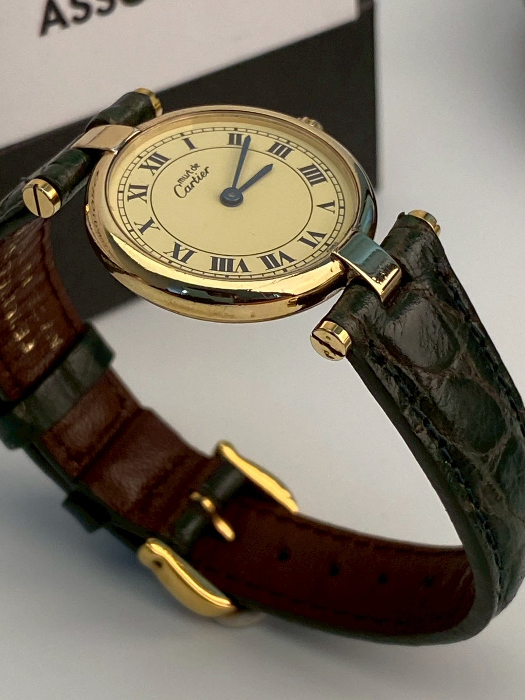 Cartier cream dial argent cilcle c.1750