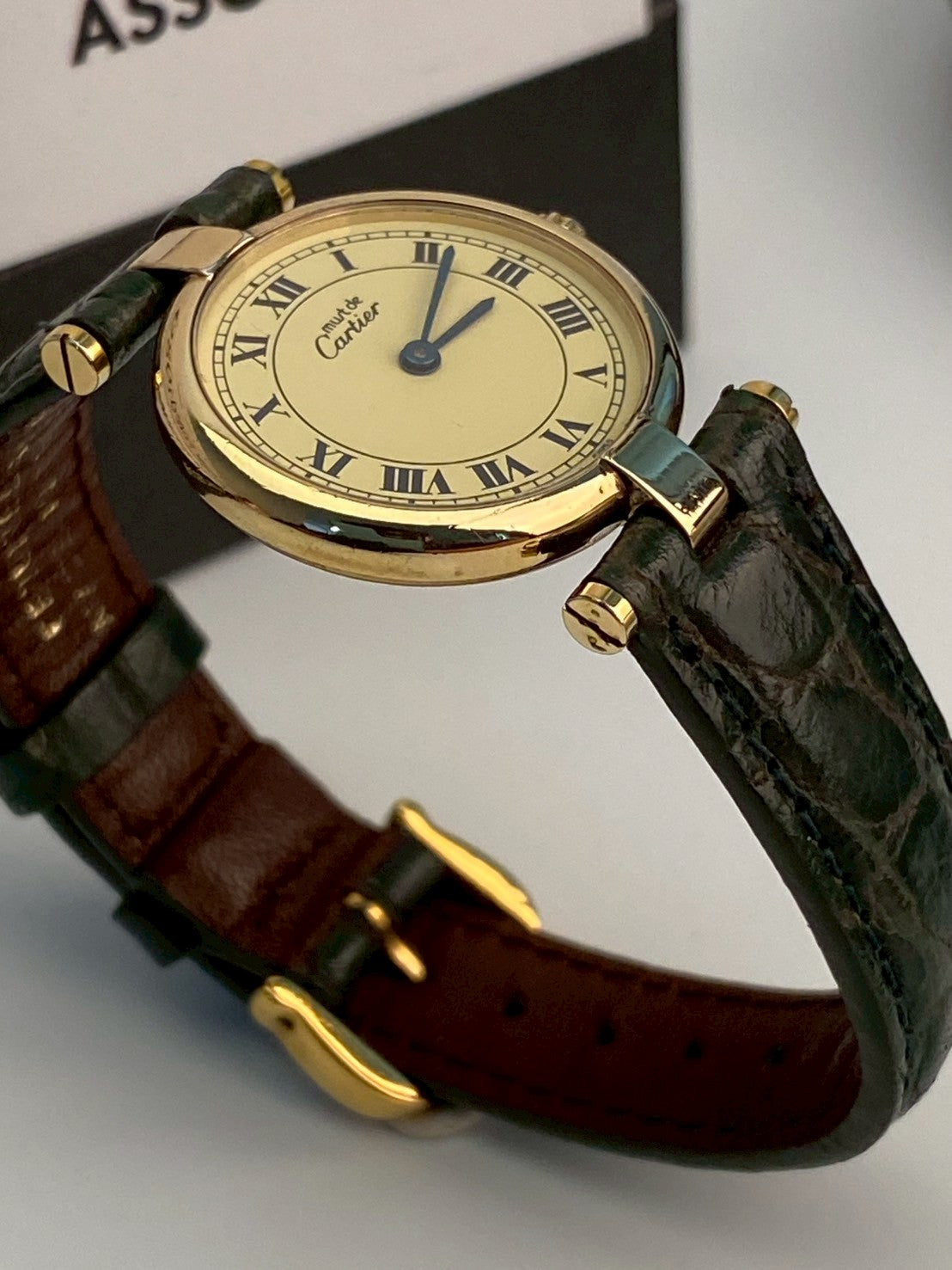 Cartier cream dial argent cilcle c.1750