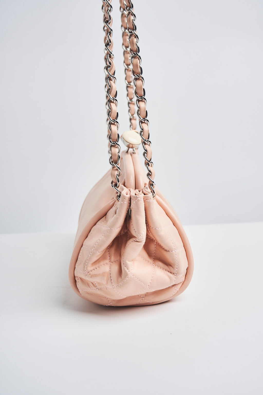 Chanel pink lambskin