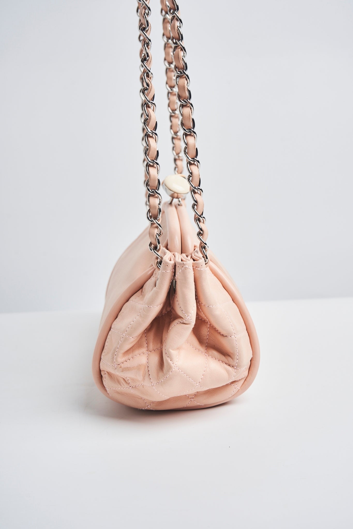 Chanel pink lambskin