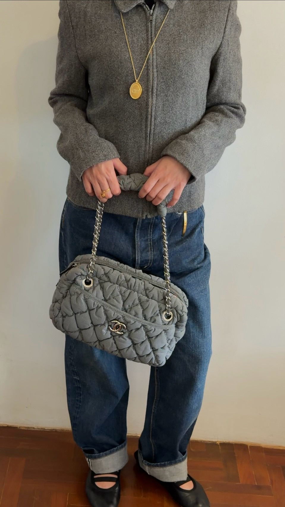 Chanel bubble quilted