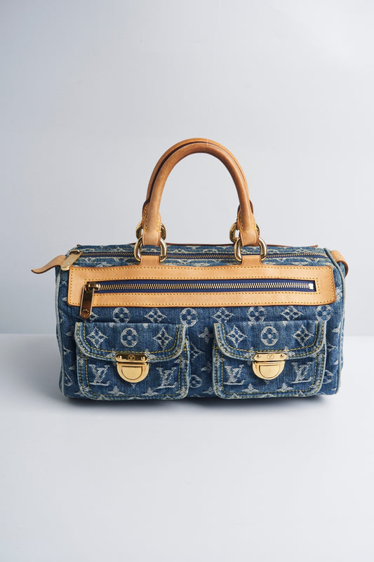 Louis vuitton denim handbag