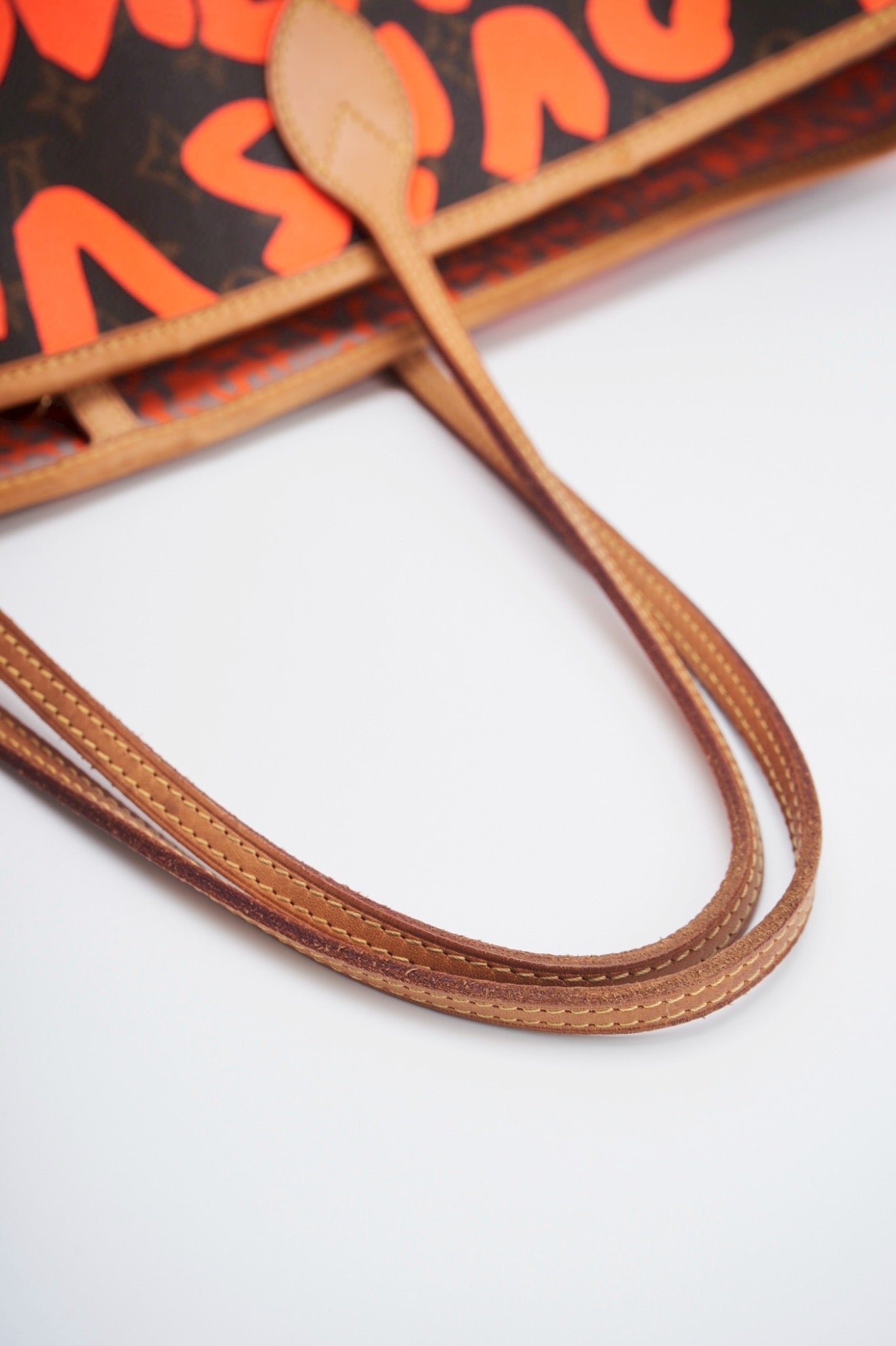 Lv graffiti neverfull orange gm