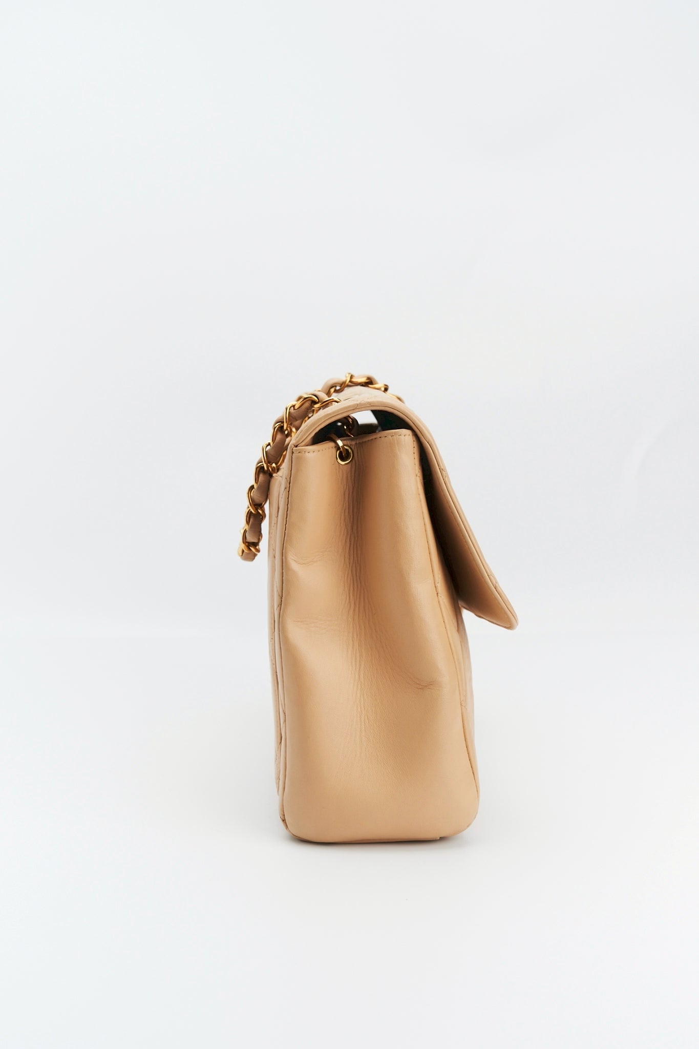 Chanel Quilted shoulder bag beige