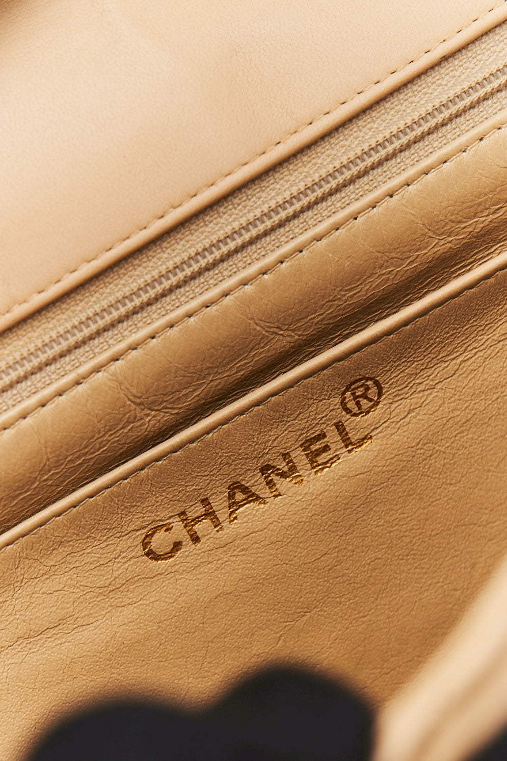 Chanel Quilted shoulder bag beige