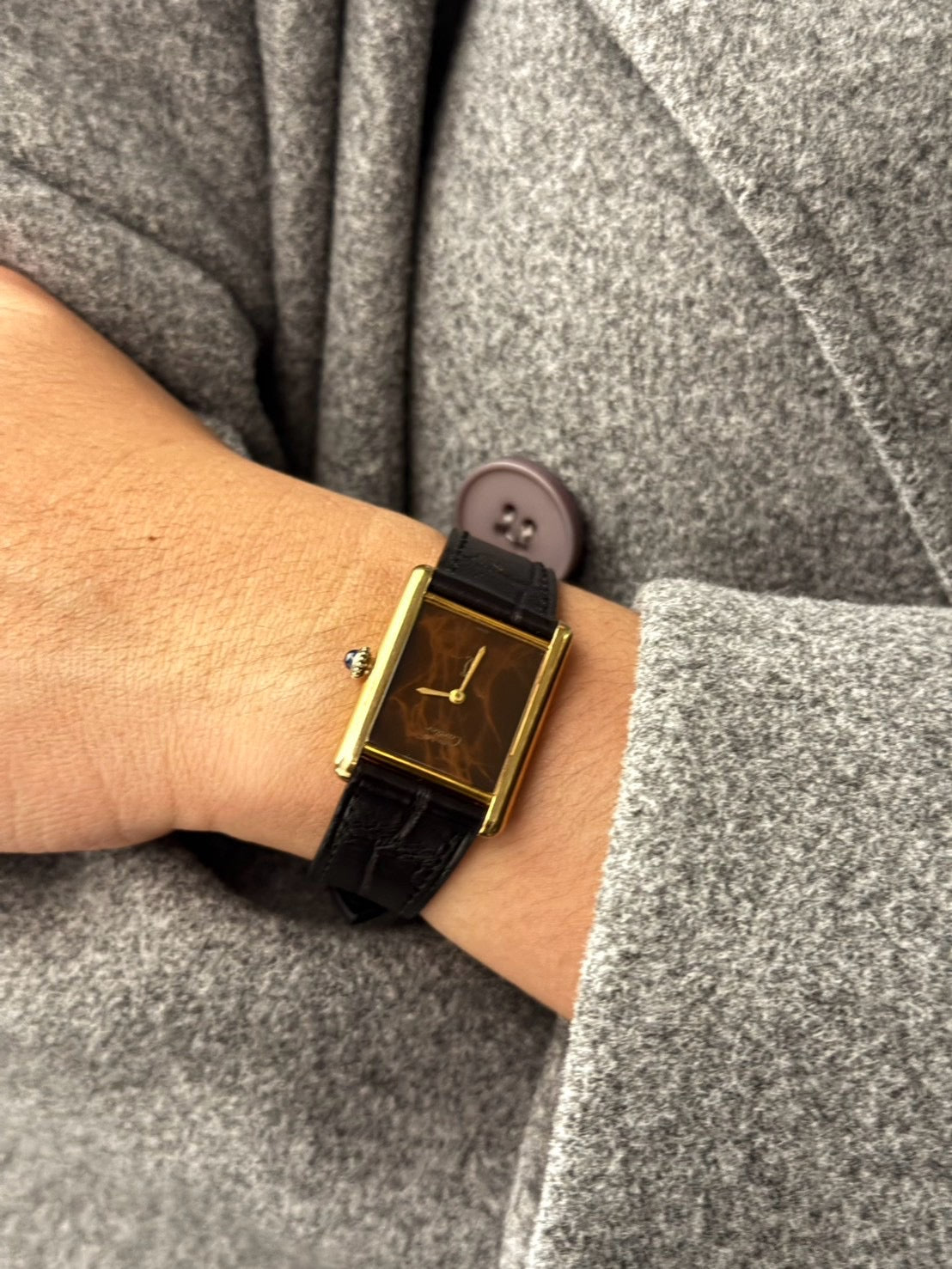 Cartier Tank Must Brown Dial