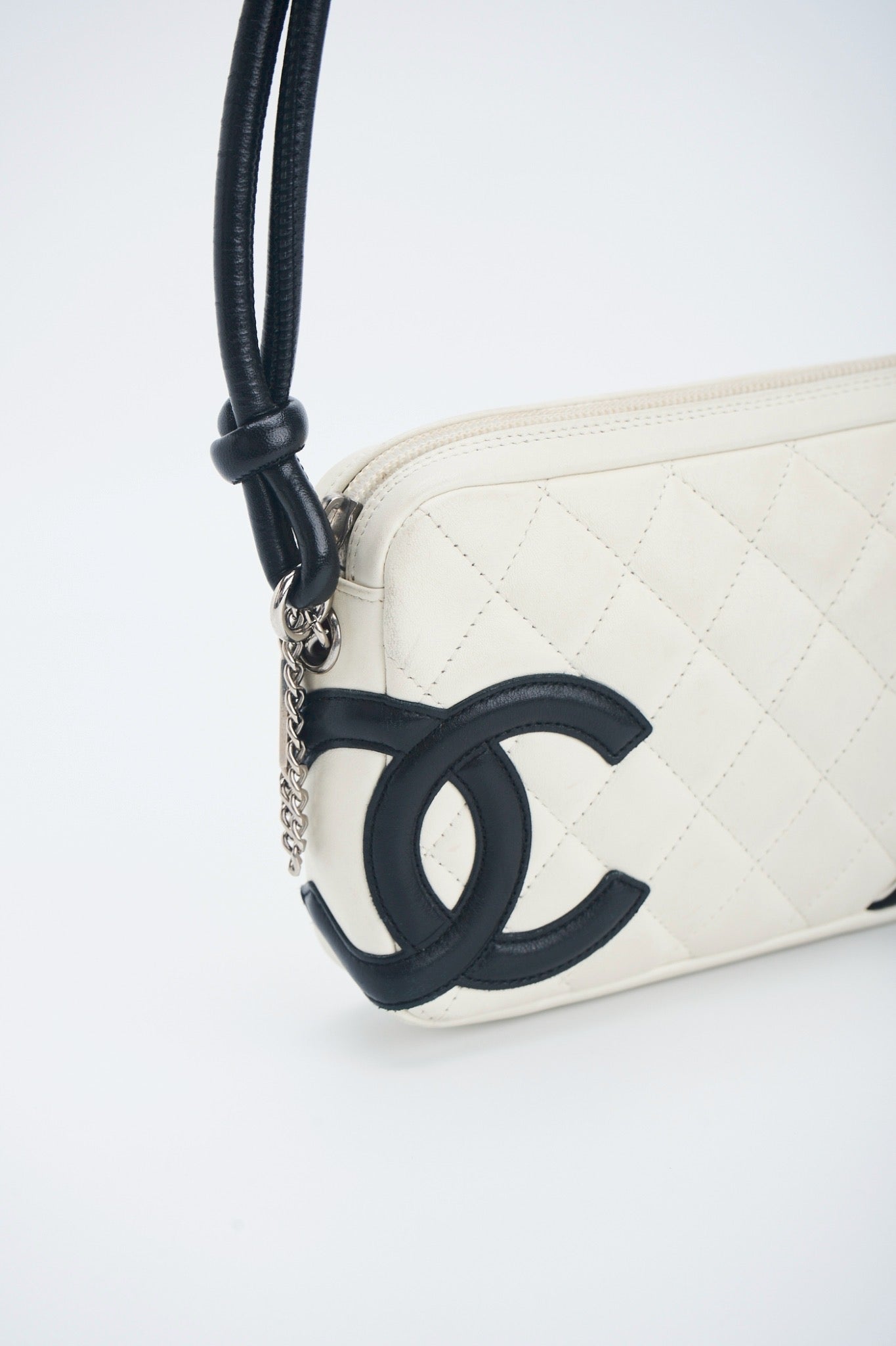 Chanel cambon white shoulder bag