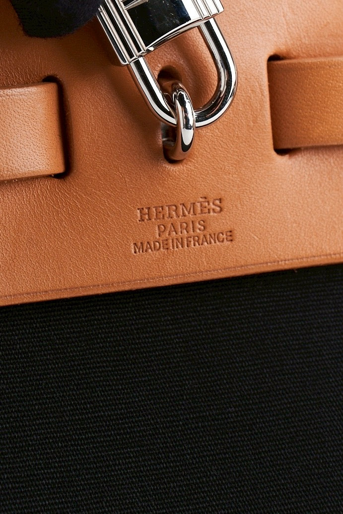 Hermes herbag31 black brown