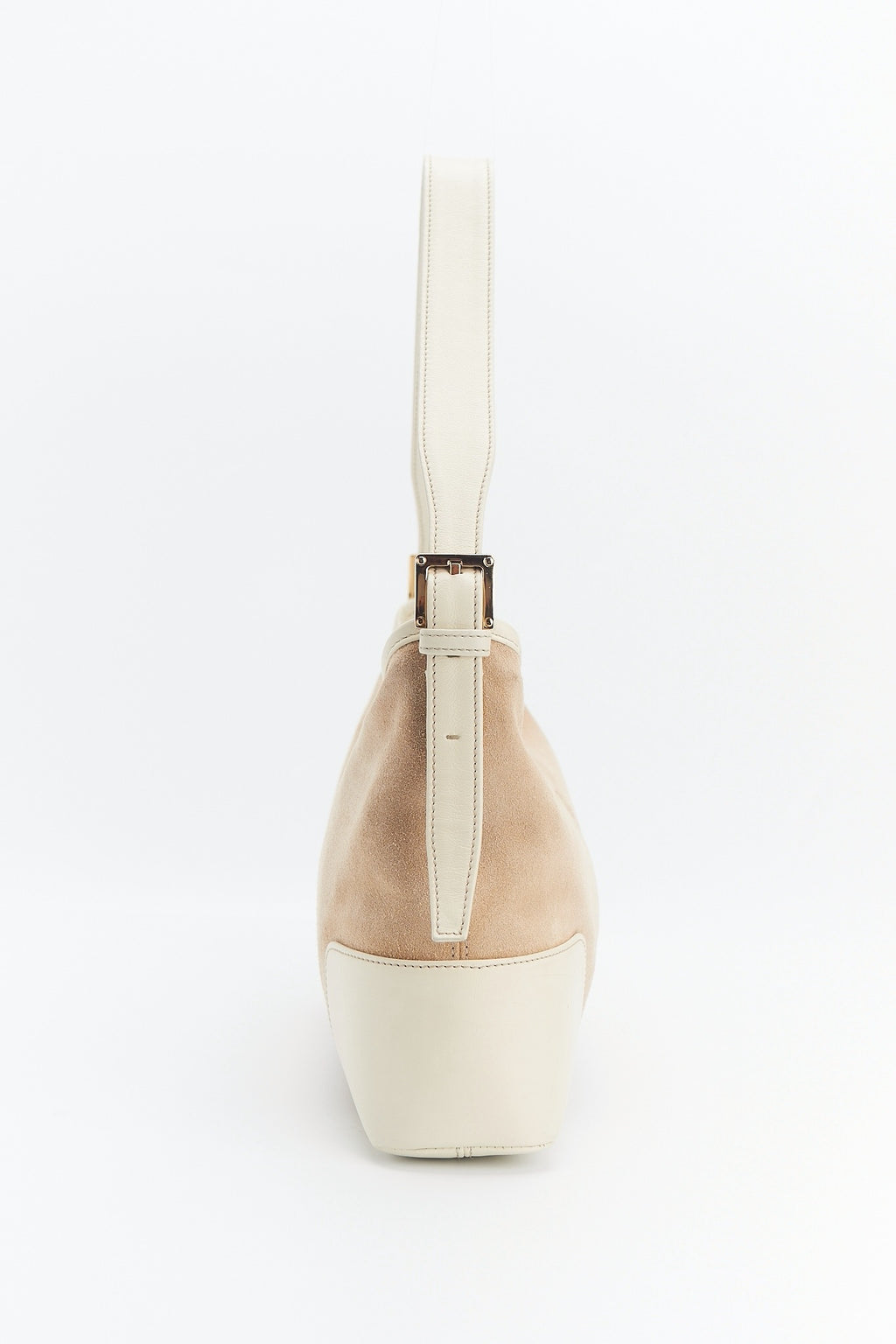 Loewe white suede