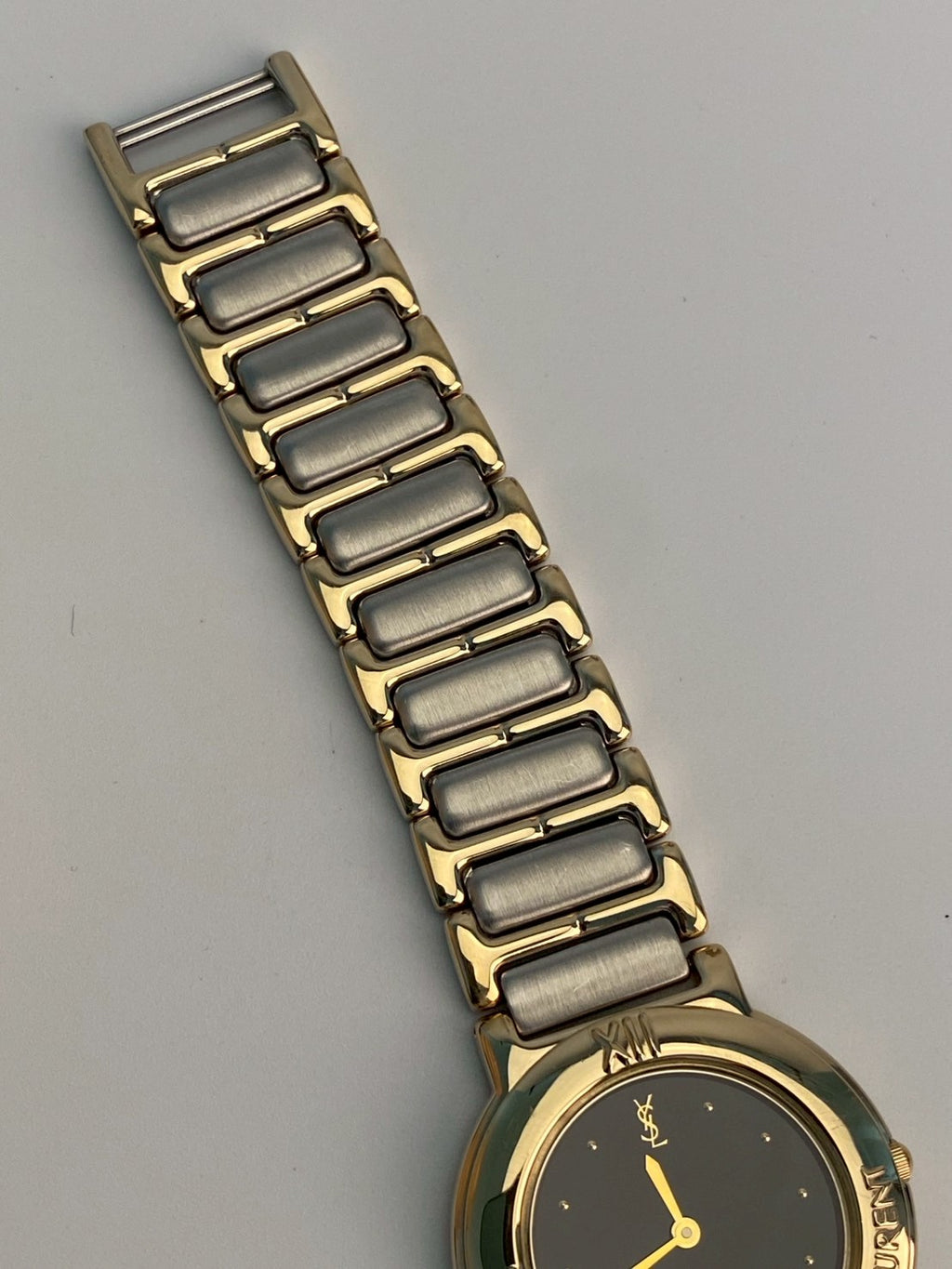 Ysl black dial twotone watch c.0091
