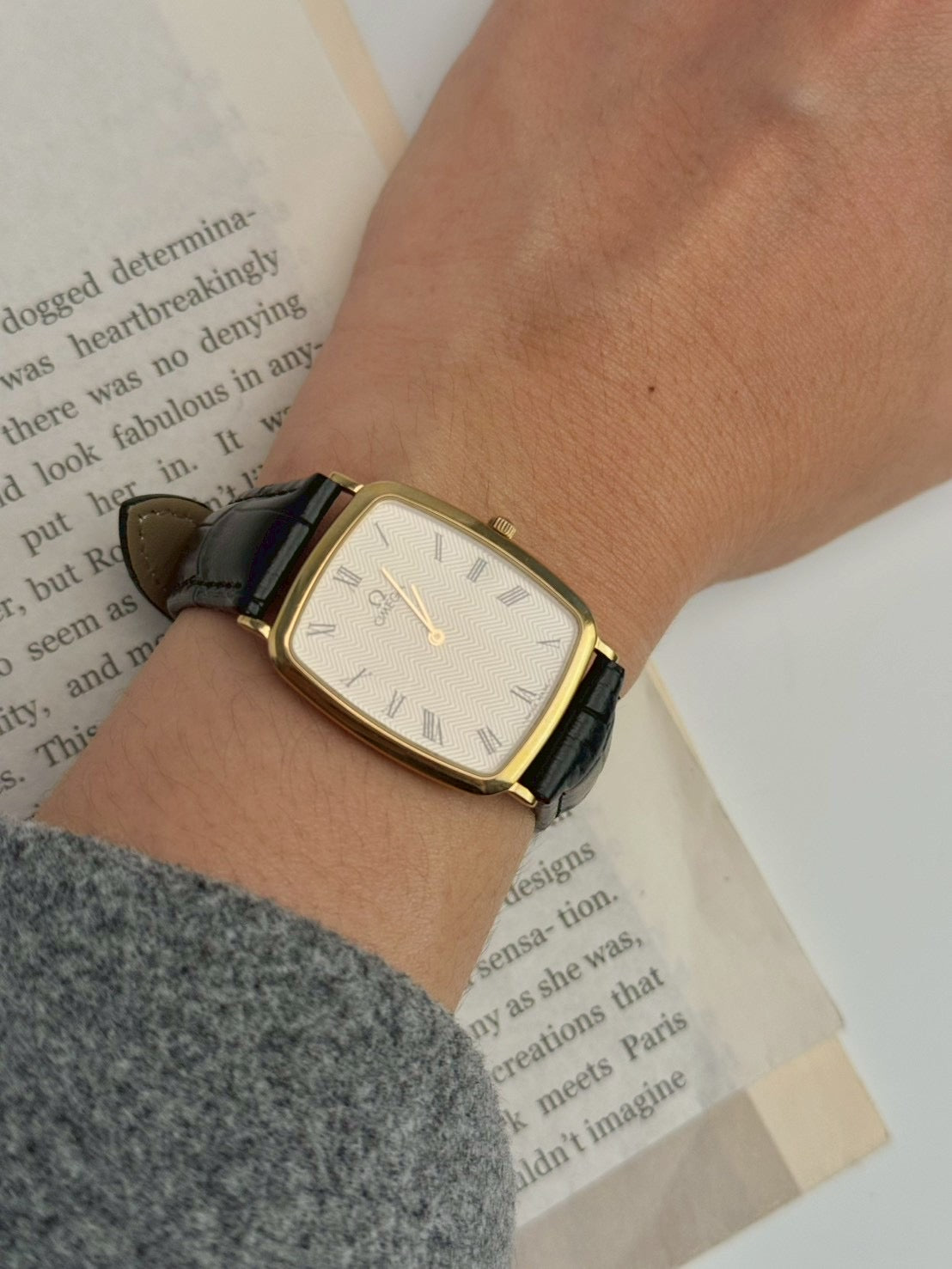 Omega deville chevron dial