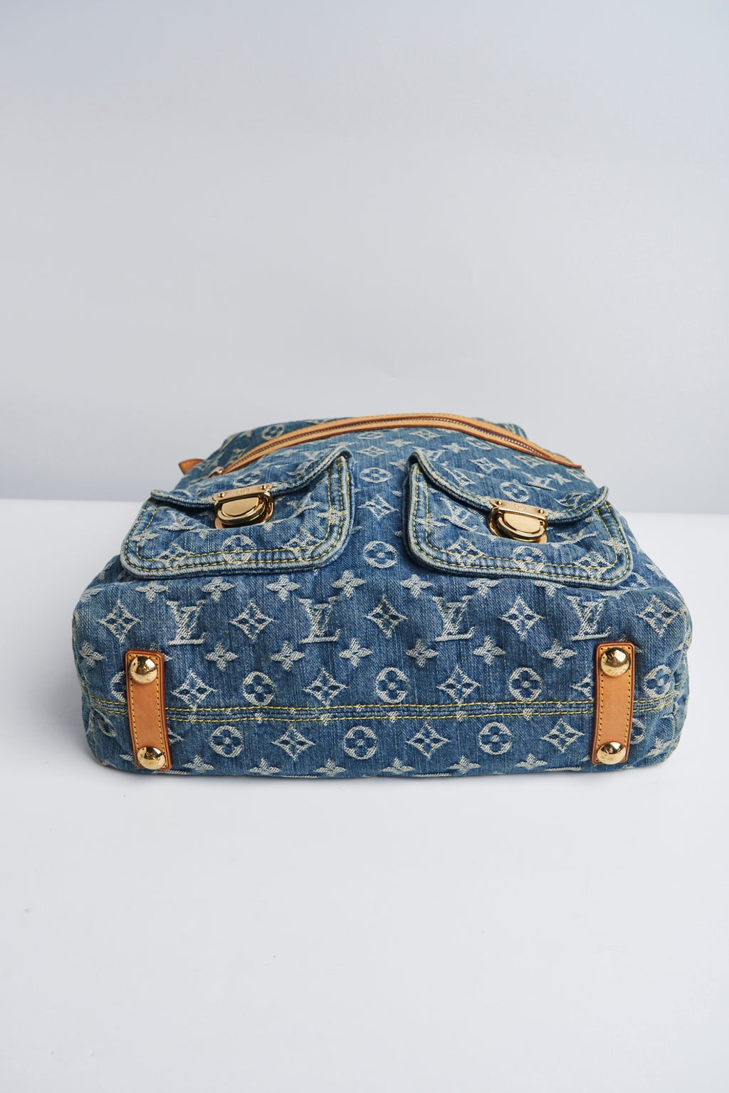 Louis vuitton denim shoulder bag