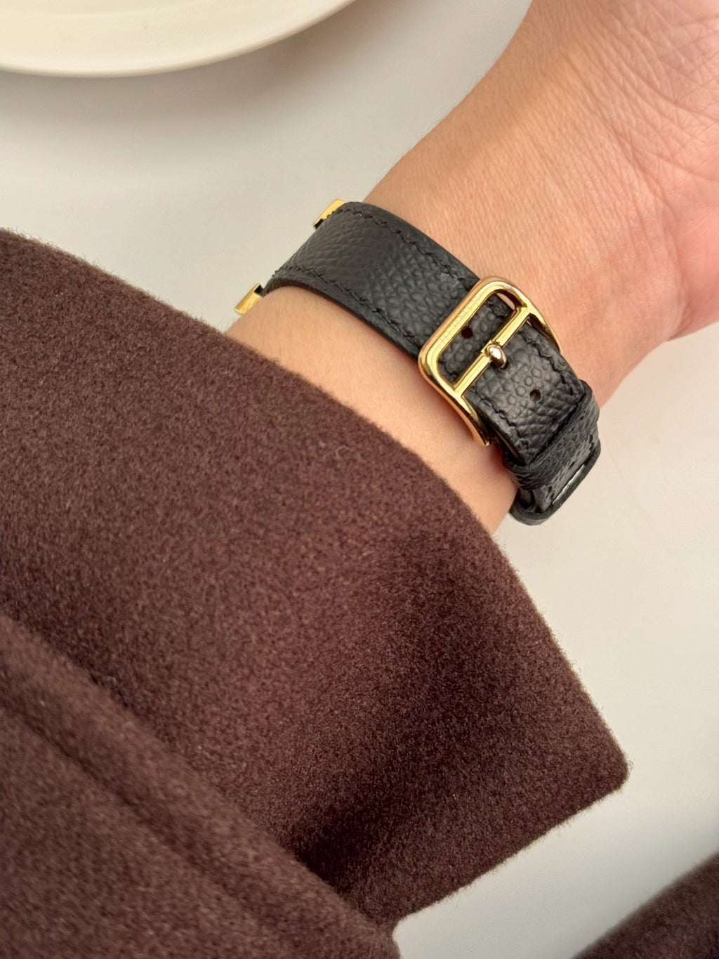 Hermes cream dial H c.9698