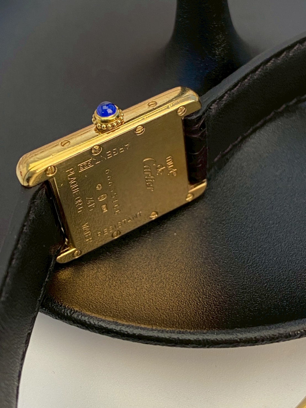 Cartier tank must de gold c.6351