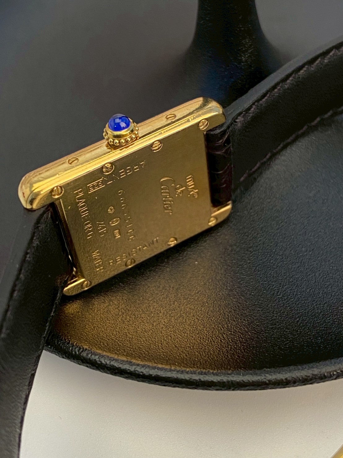 Cartier tank must de gold c.6351