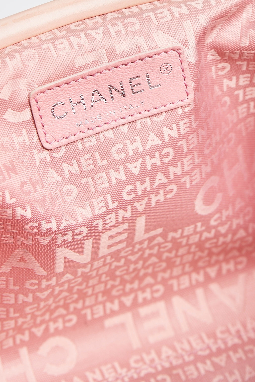 Chanel pink lambskin