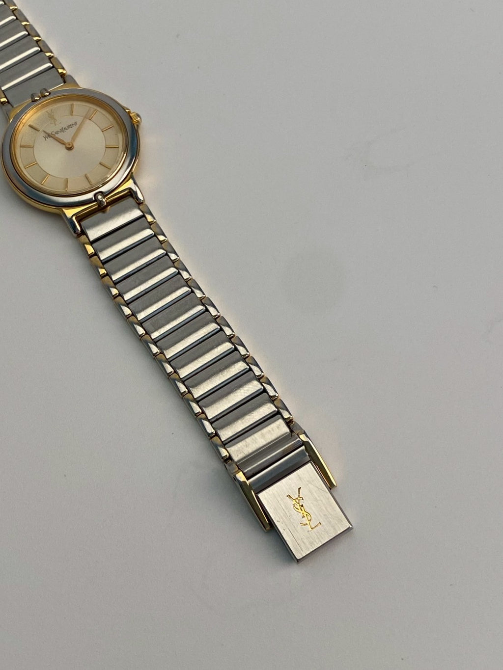 Ysl cream dial twotone c.1306