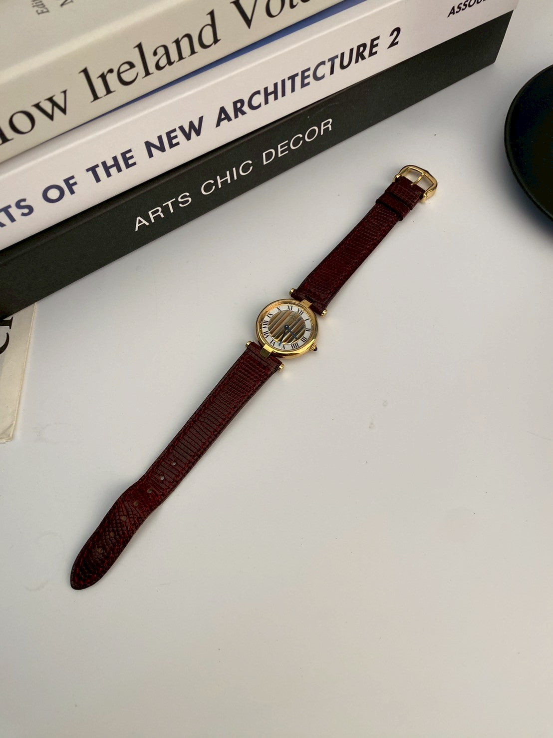 Cartier color dial argent cilcle c.5672