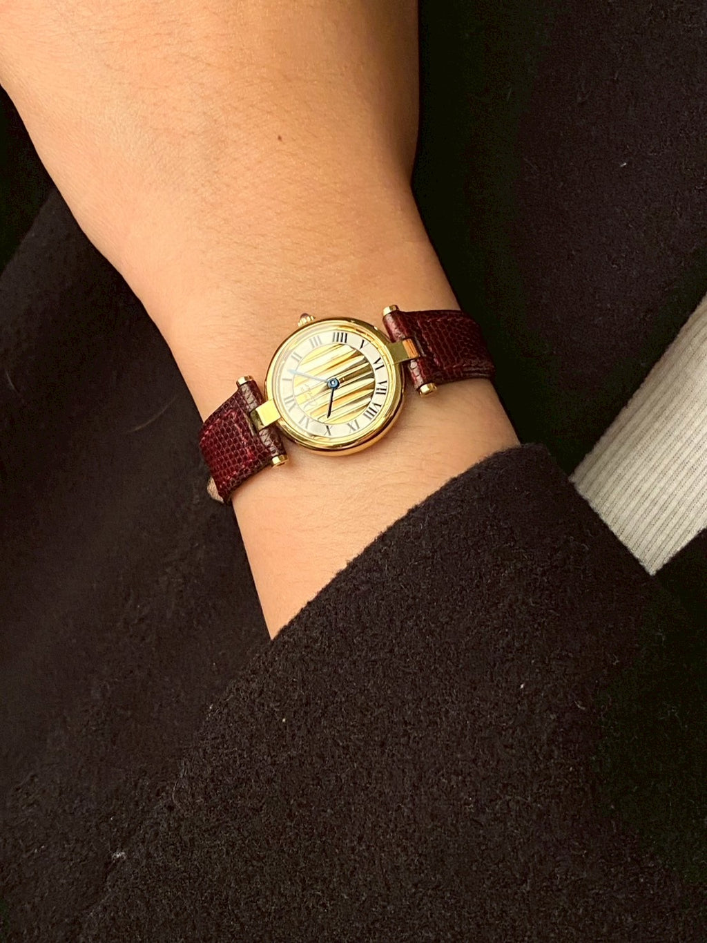 Cartier color dial argent cilcle c.5672