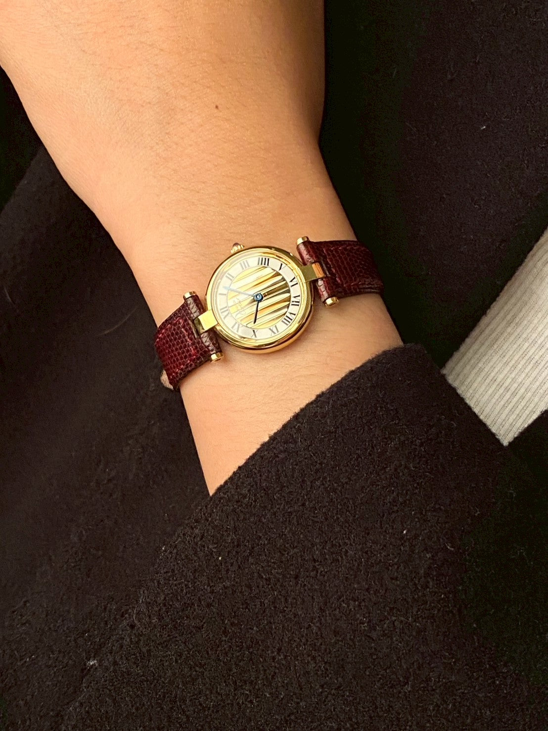 Cartier color dial argent cilcle c.5672