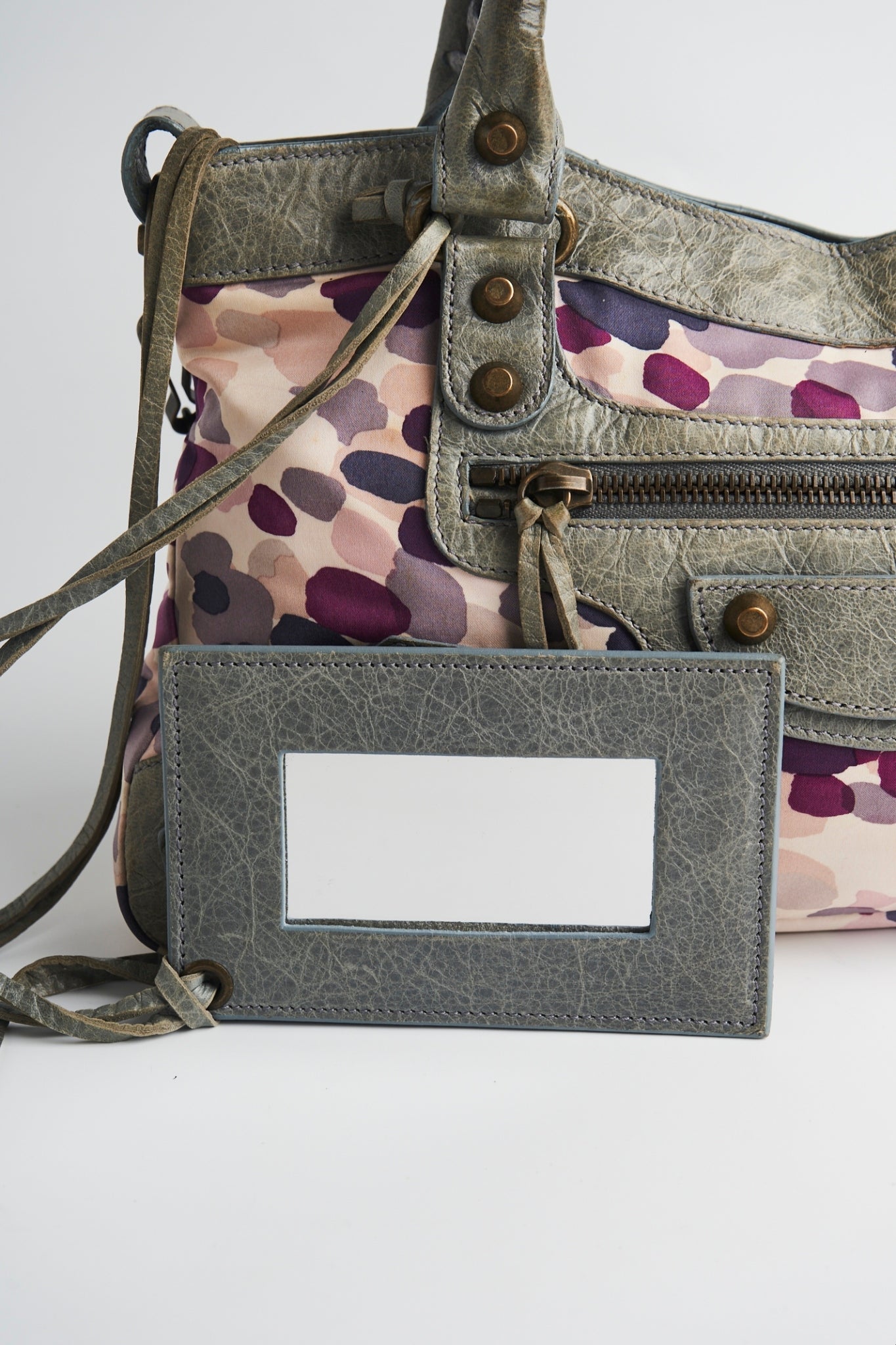 Balenciaga nylon printed mini city