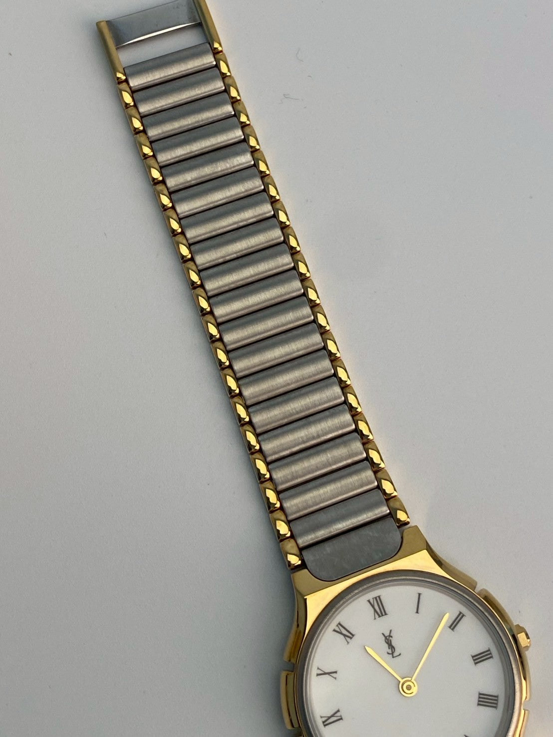 YSL twotone date watch c.0405