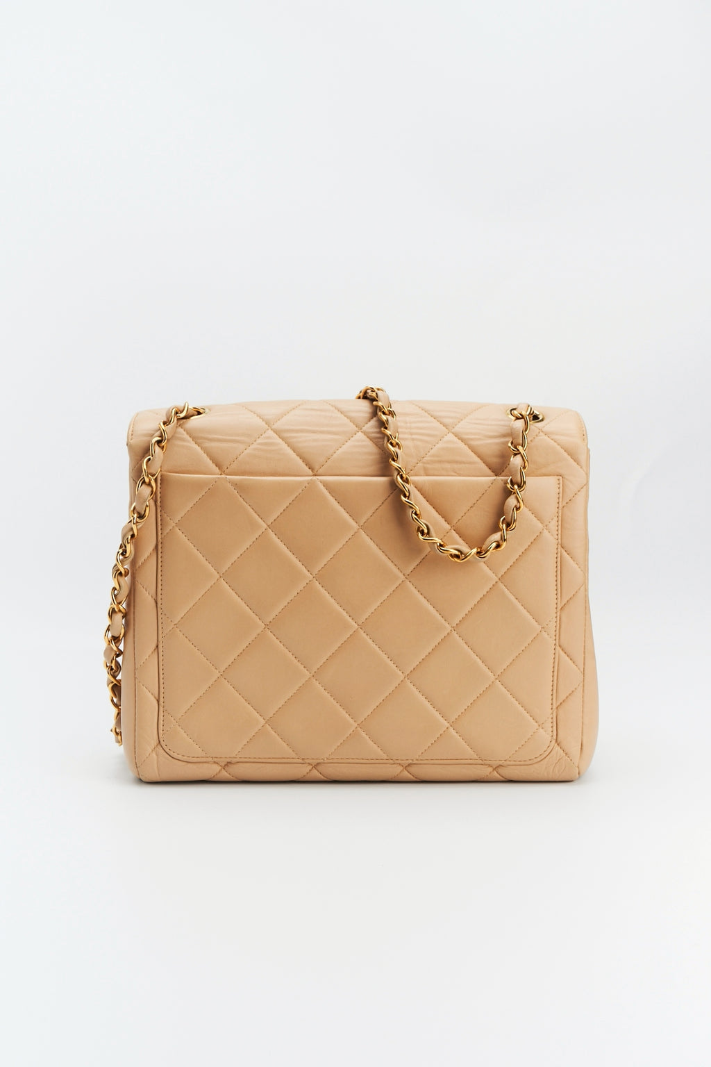 Chanel Quilted shoulder bag beige