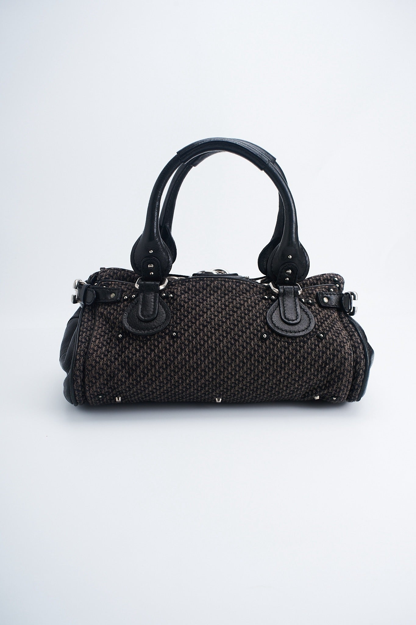 Chloe paddington tweed leather