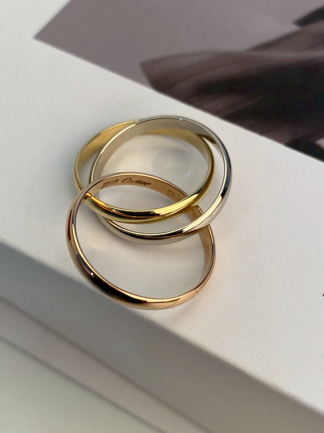 Cartier trinity ring classic model