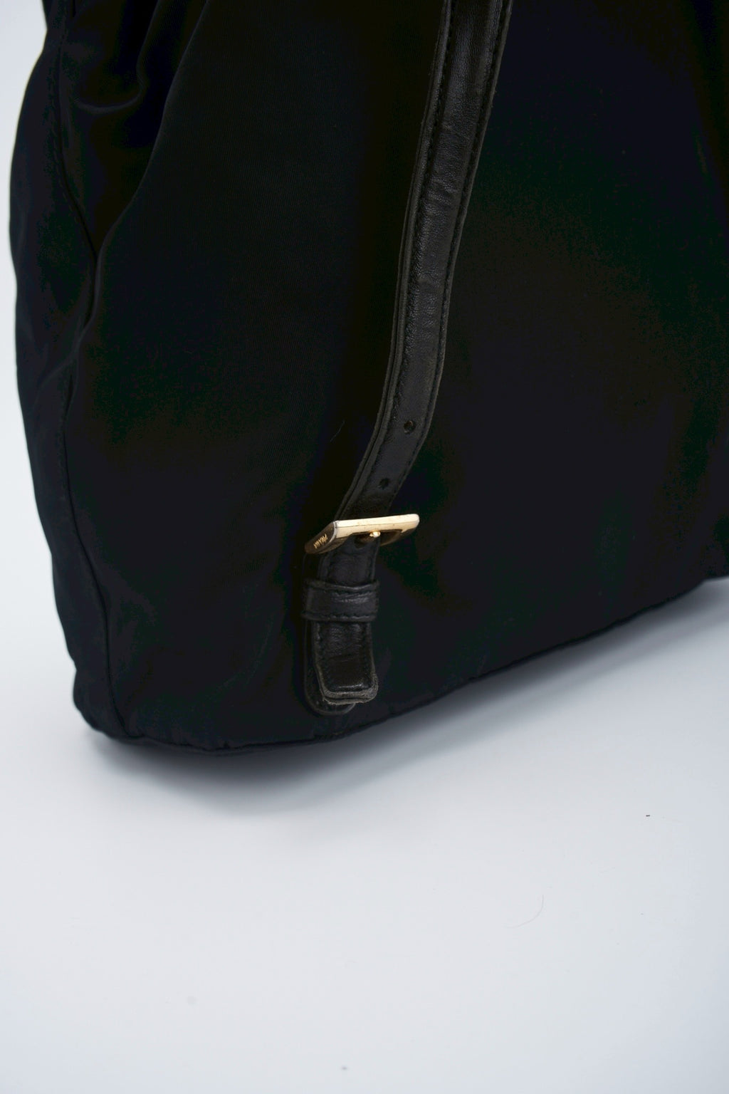 Prada nylon backpack chain bag