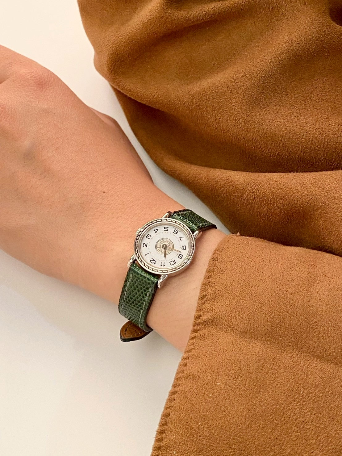 Hermes vintage white dial c.2653