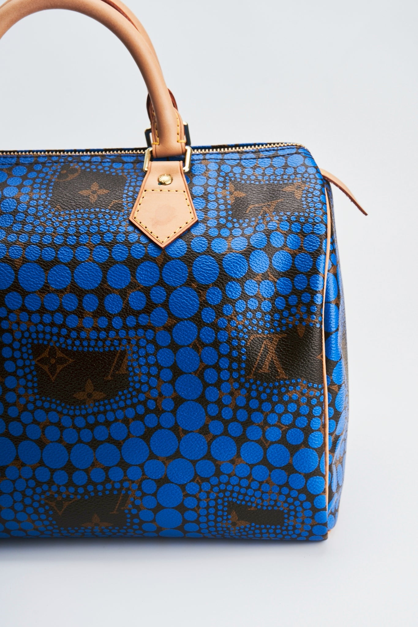 Louis Vuitton Yayoi Kusama speedy blue 30”