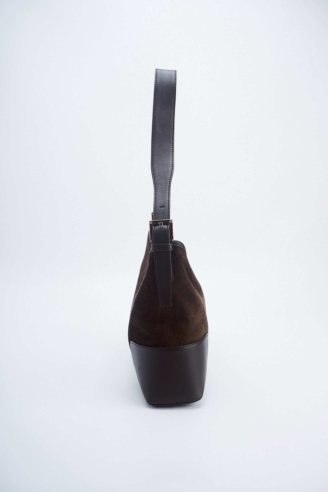Loewe Suede Brown shoulder