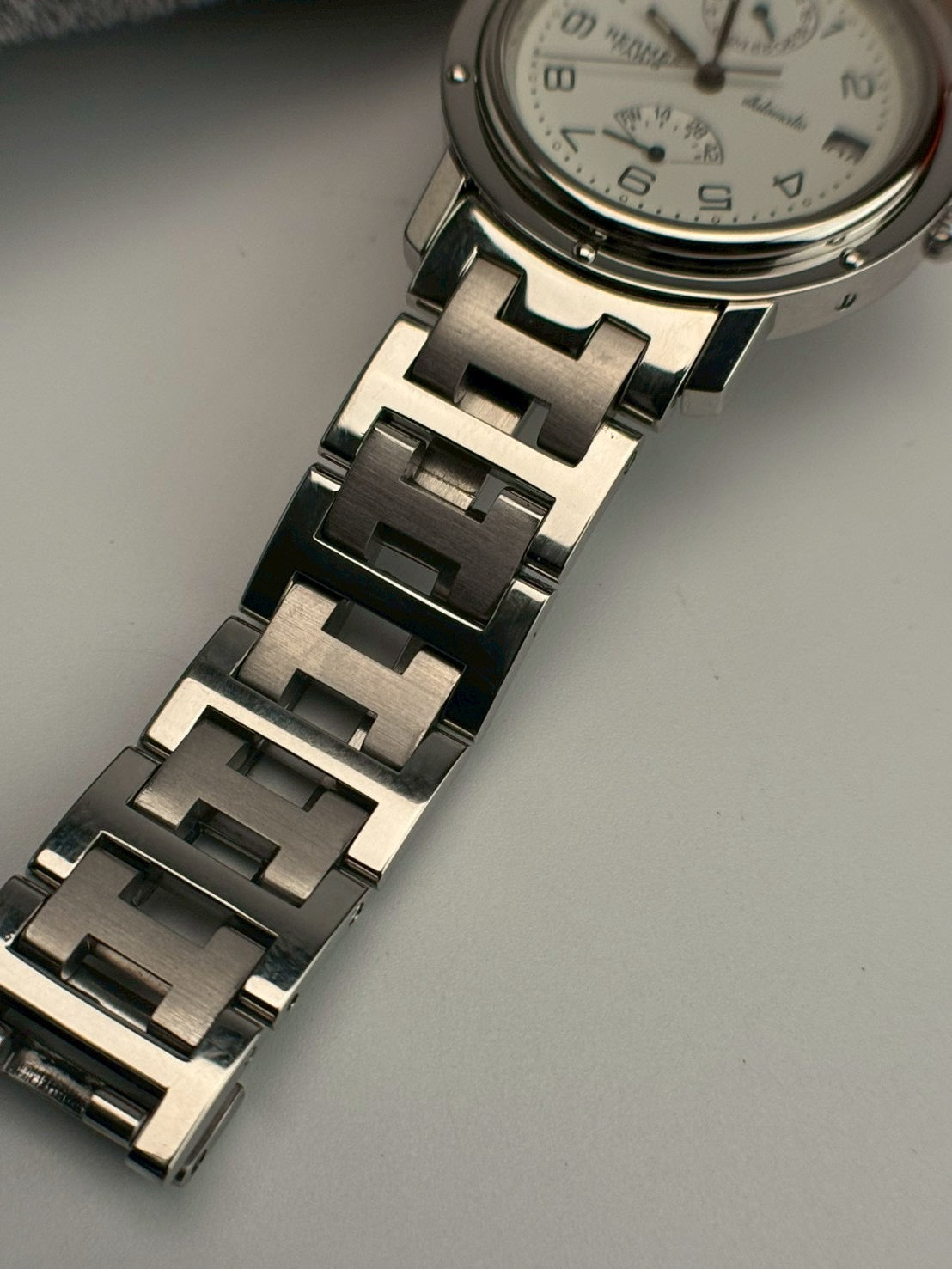 Hermes clipper chronograph c.6093