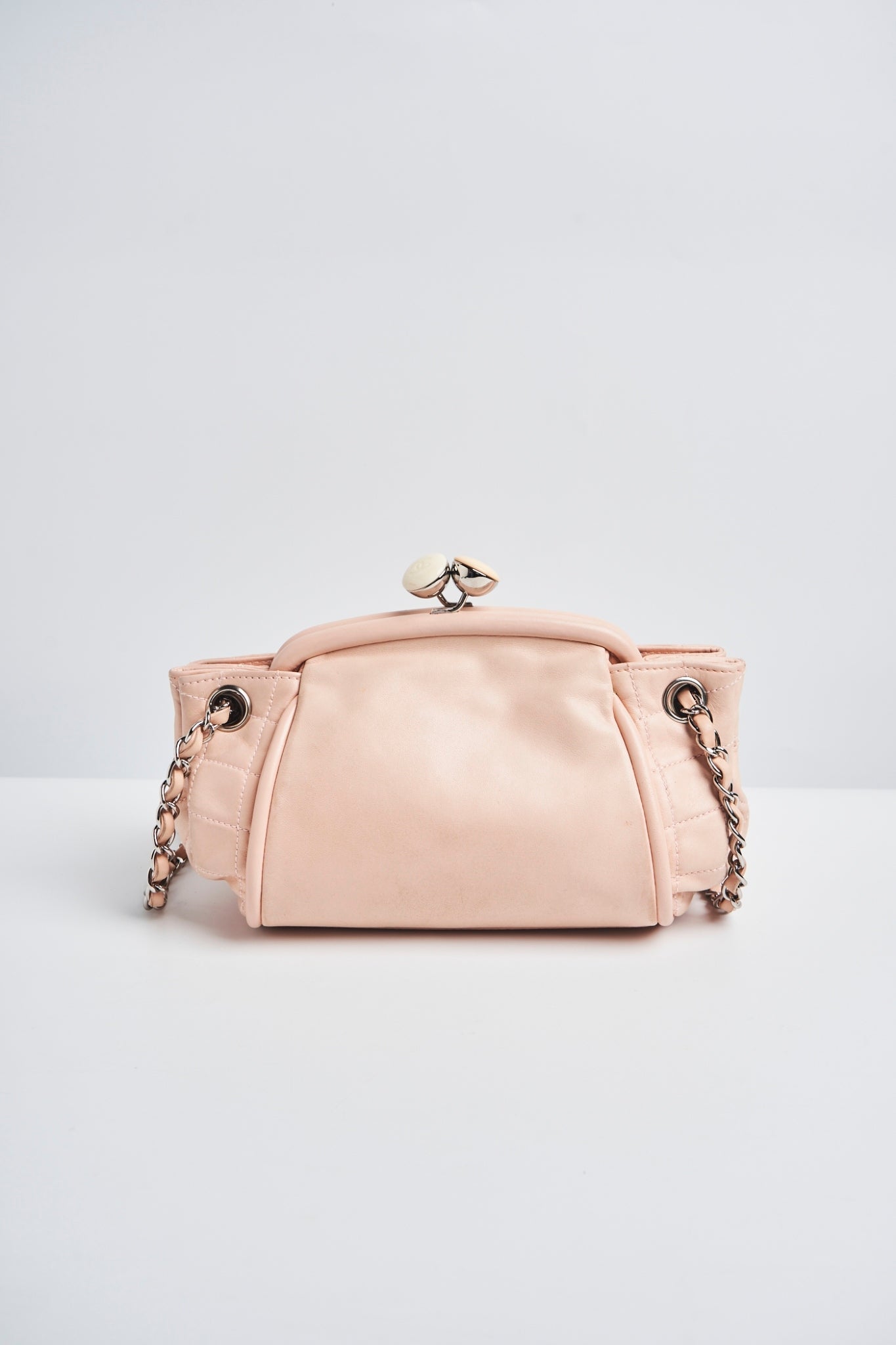 Chanel pink lambskin
