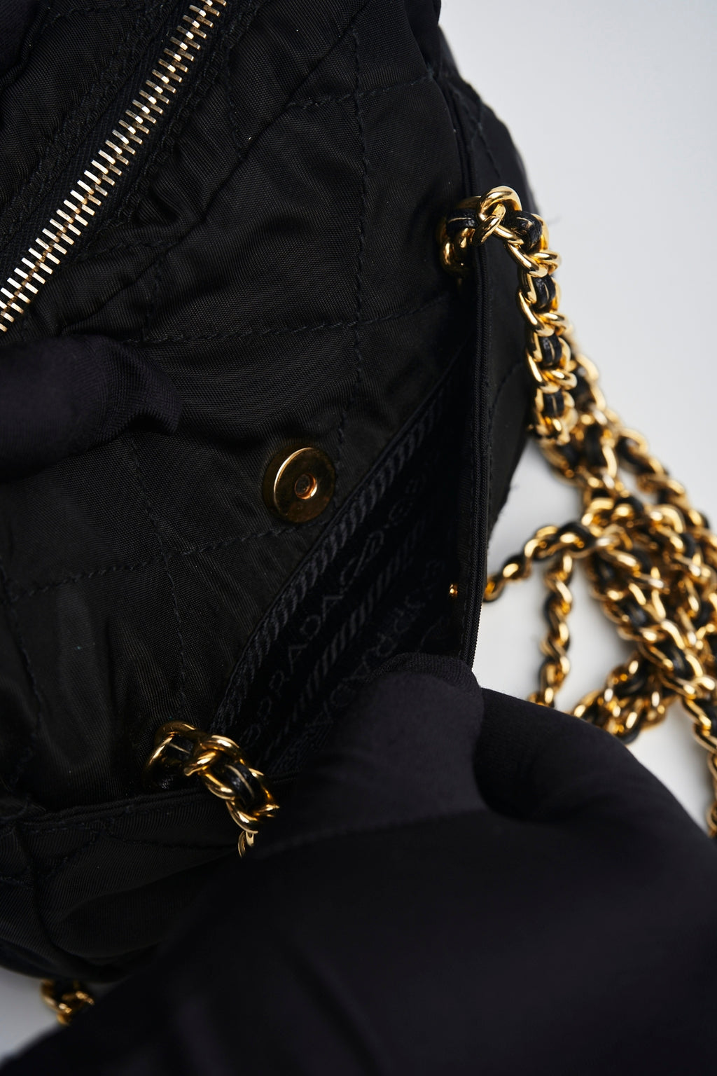 Prada mini chain
