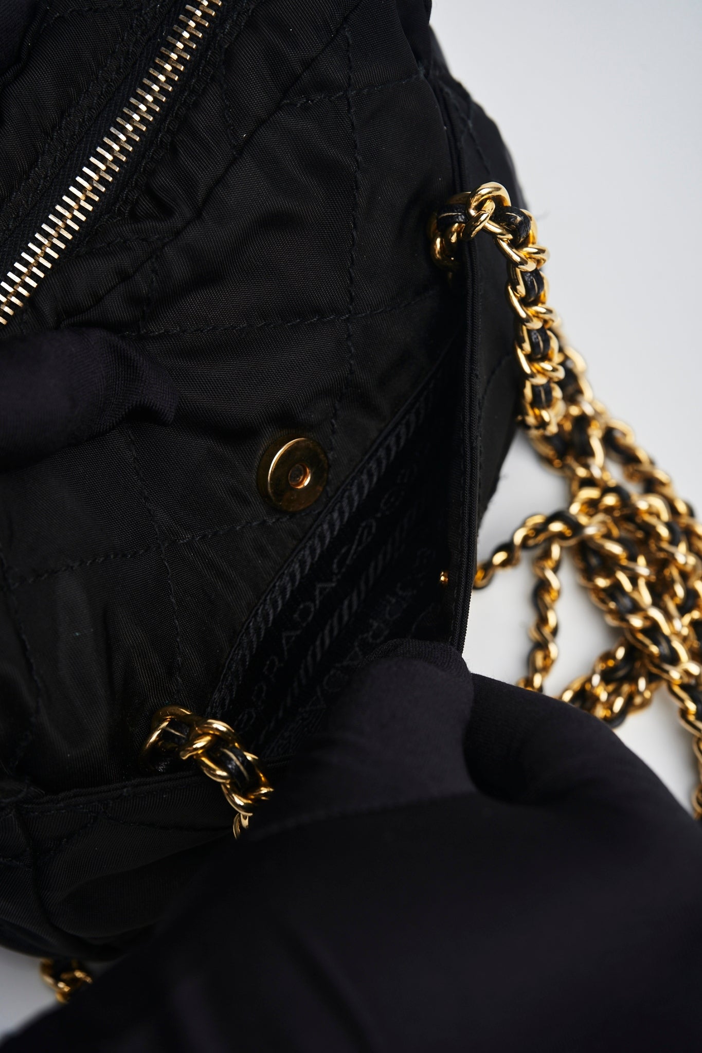 Prada mini chain