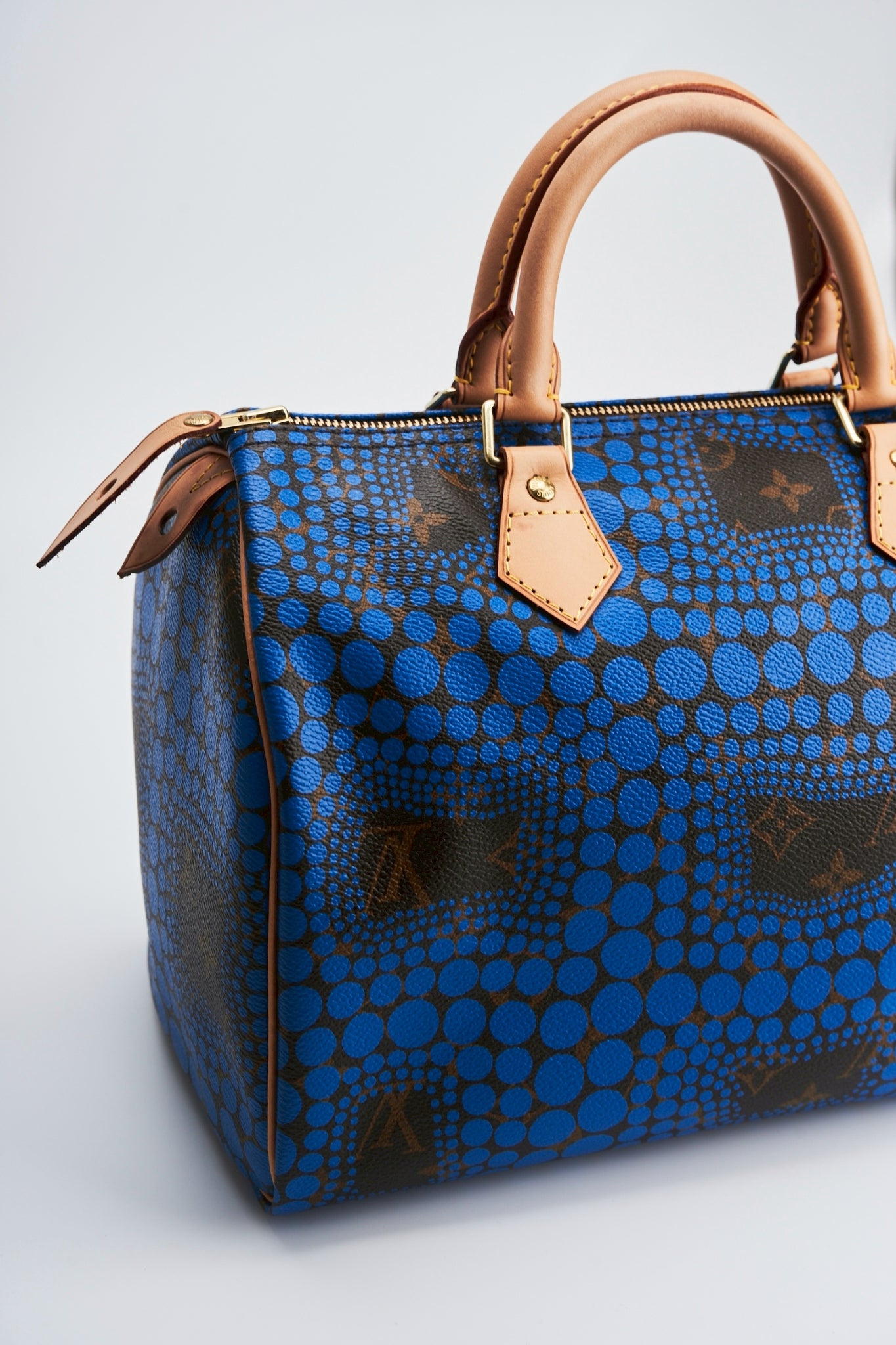 Louis Vuitton Yayoi Kusama speedy blue 30”
