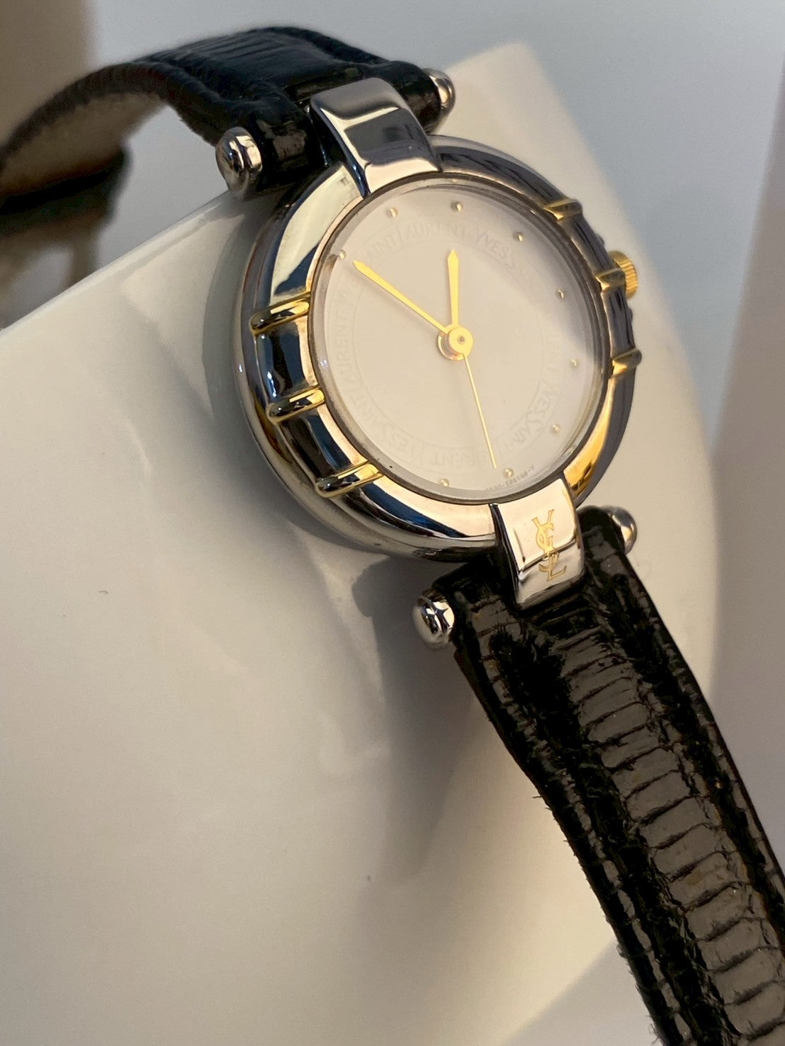 Ysl white dial c.0201