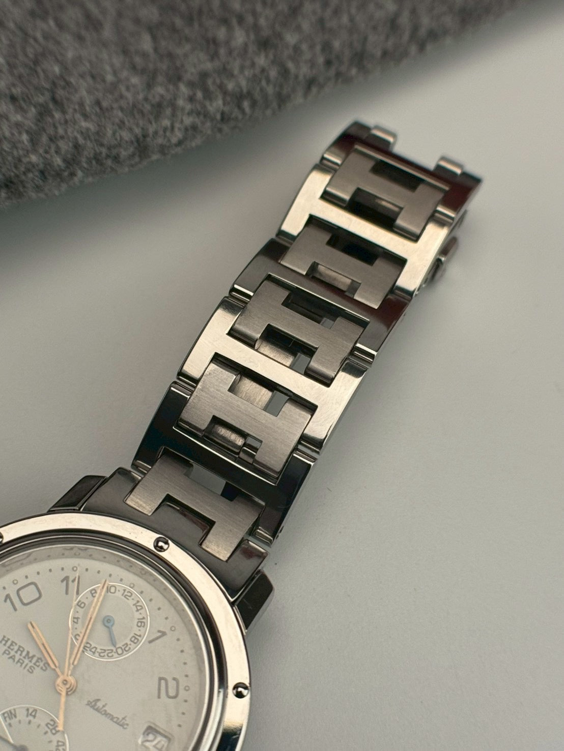 Hermes clipper chronograph c.6093