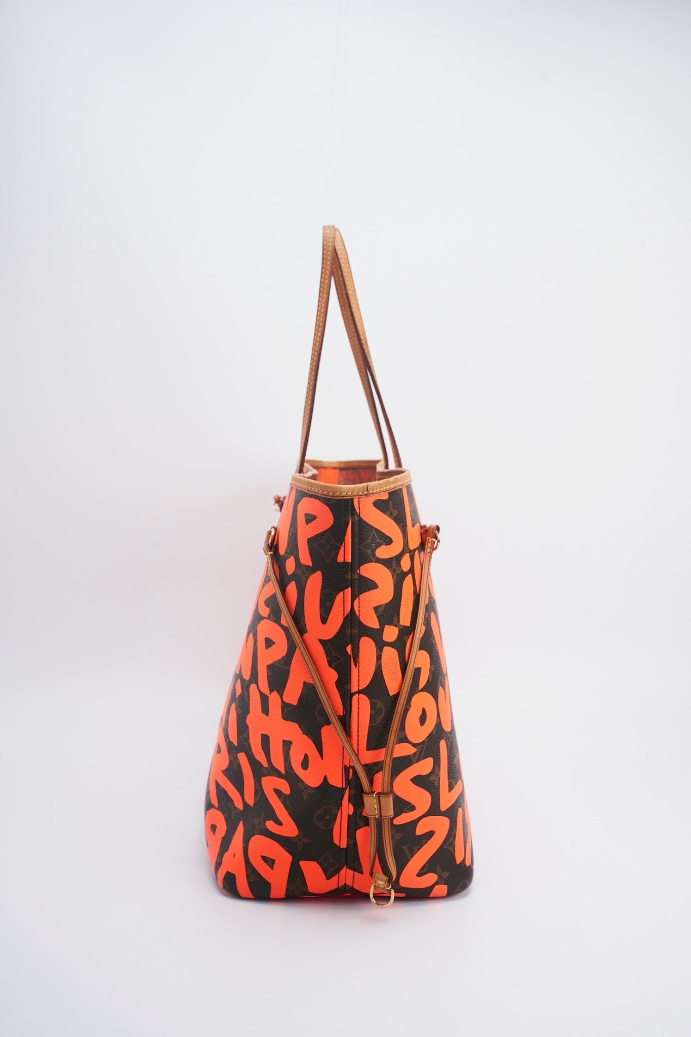 Lv graffiti neverfull orange gm