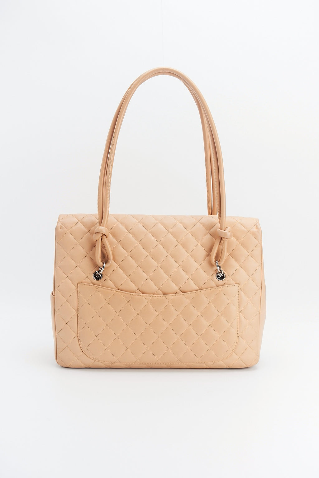 Chanel flab maxi clafskin leather