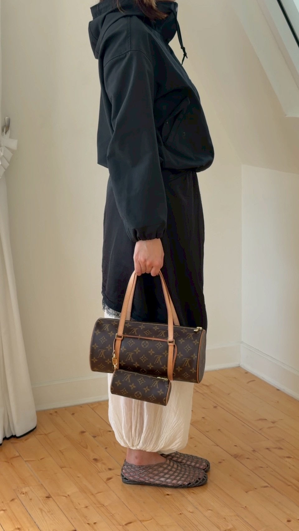Louis Vuitton papillon with mini bag