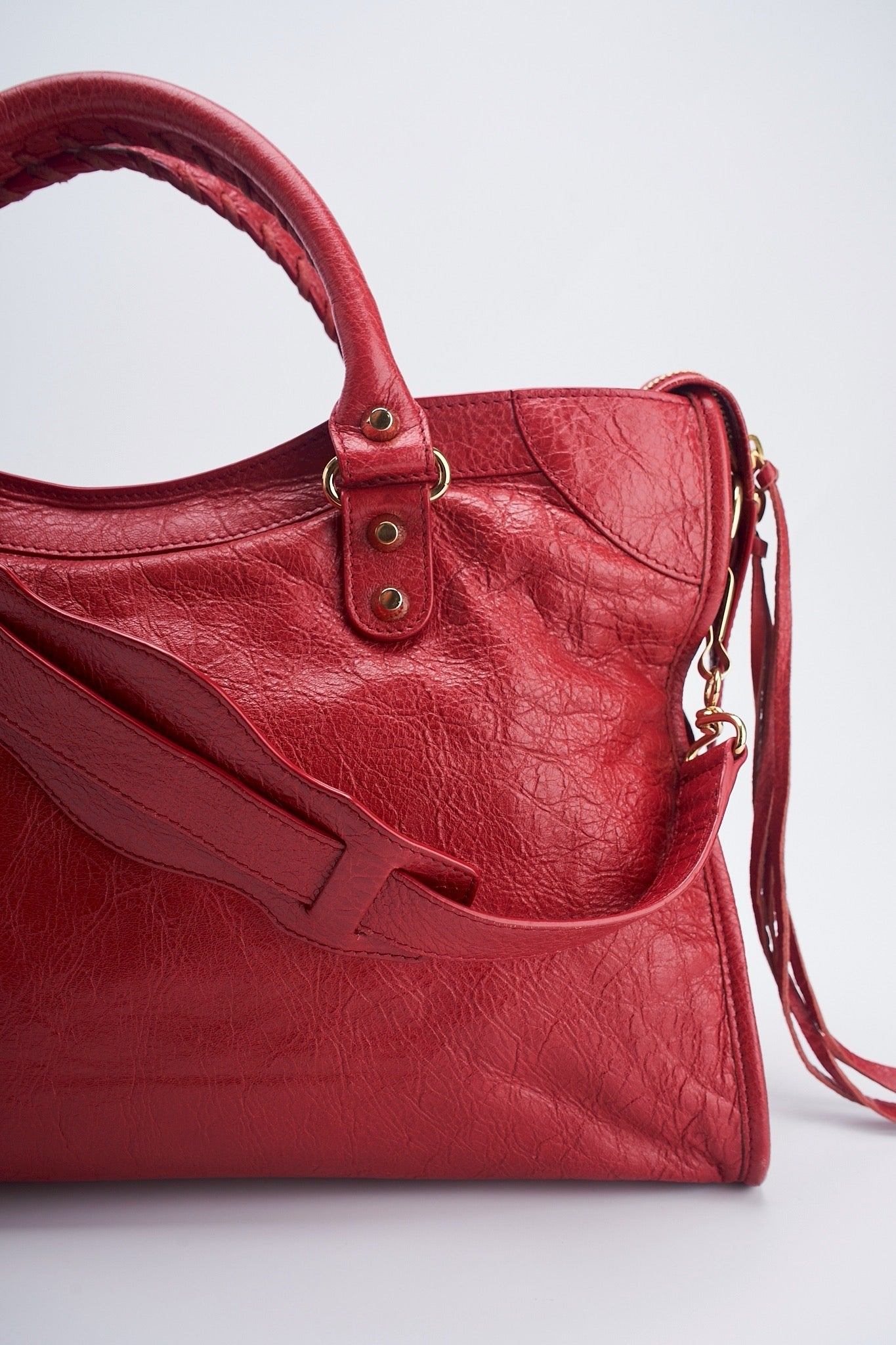 Balenciaga city red
