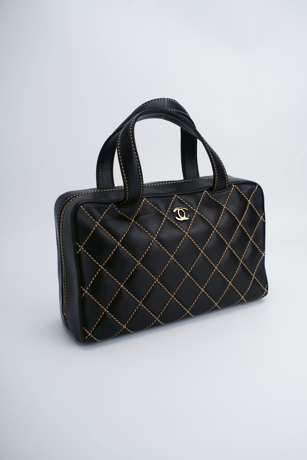 Chanel quilted hand bag