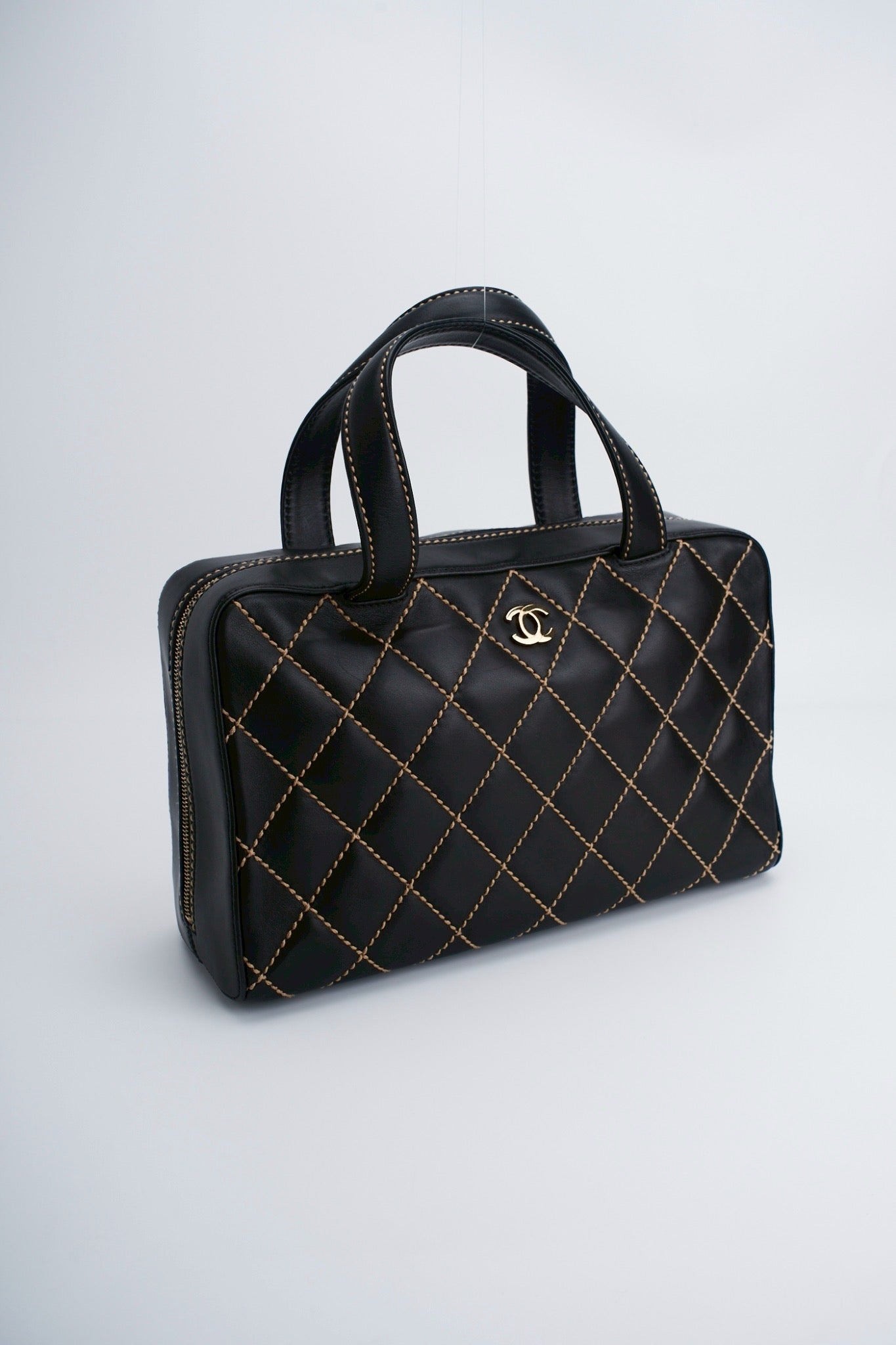 Chanel quilted hand bag