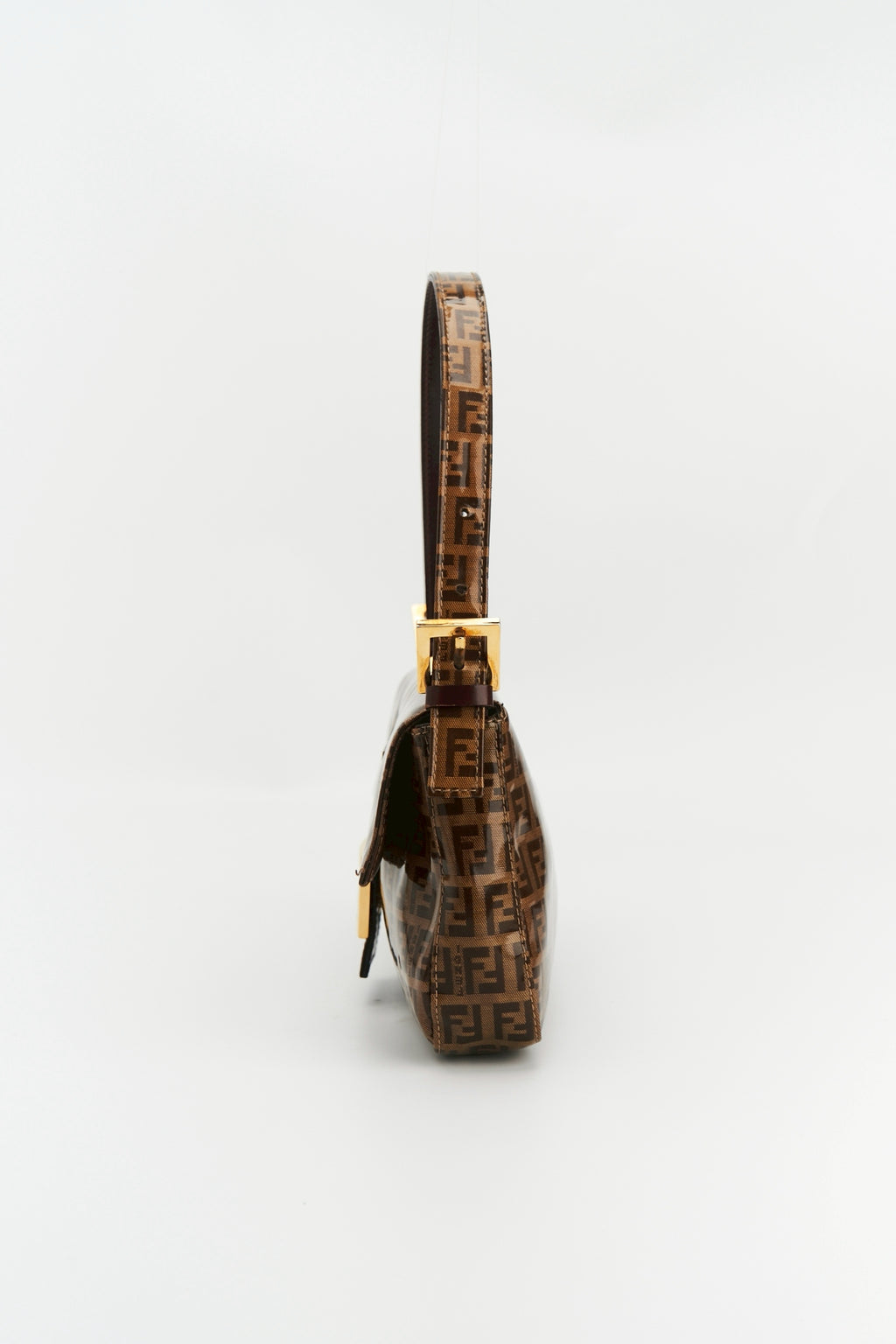 Fendi zucca baguette patent
