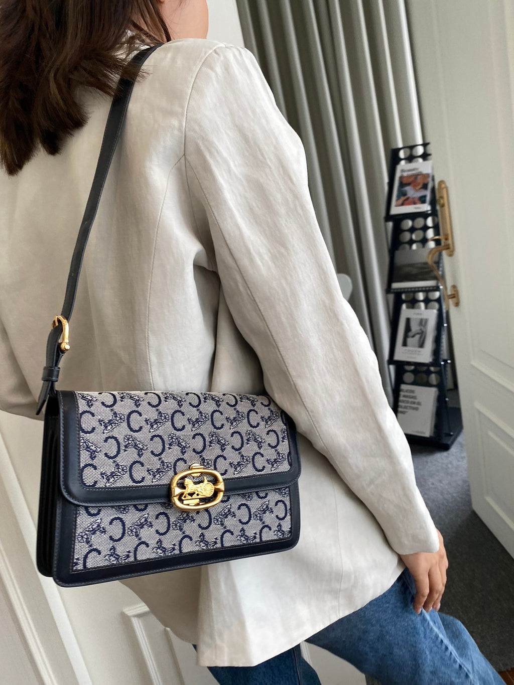 Celine horse-bit buckle