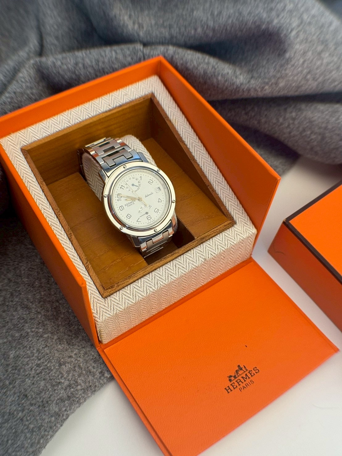 Hermes clipper chronograph c.6093